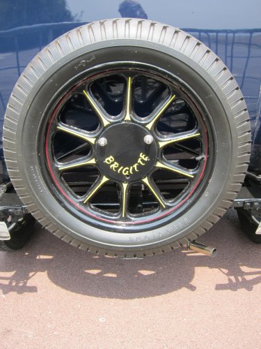 Veteran car spare wheel