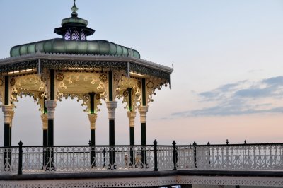 Hove bandstand at twilight